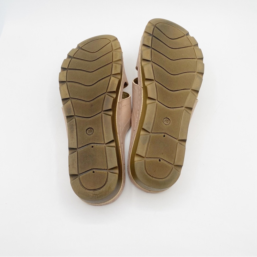 Flexus by Spring Step Sandals Slip onFloral Accent Comfort Casual Elegant Size 9 - Picture 8 of 9